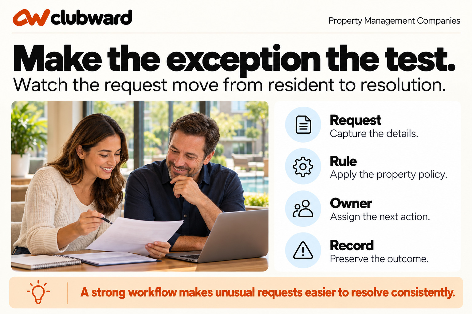Guide to evaluating how an amenity platform handles an exception