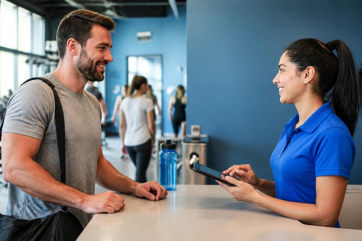 Member check-in workflow