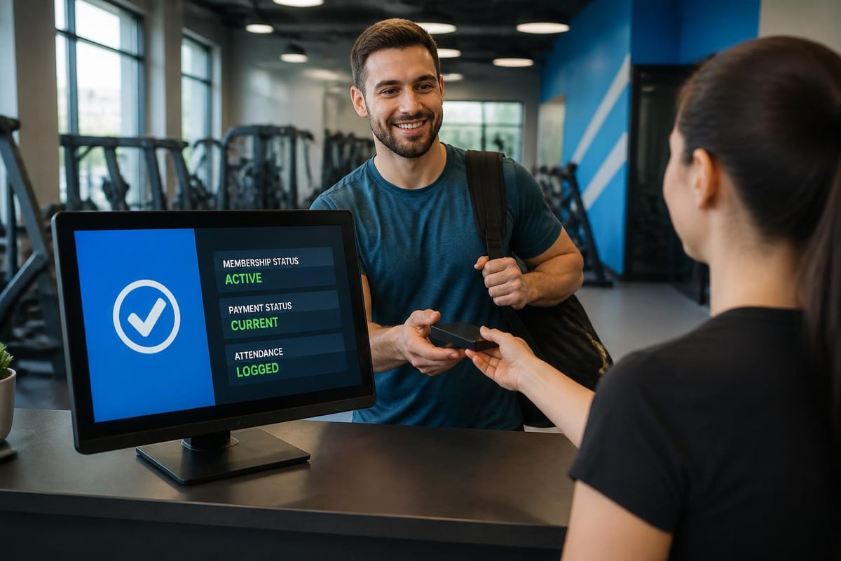 Member check-in workflow