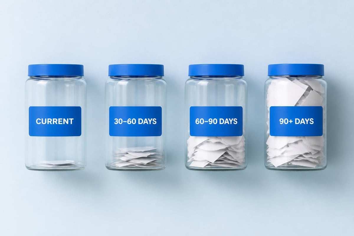 Invoice aging categories