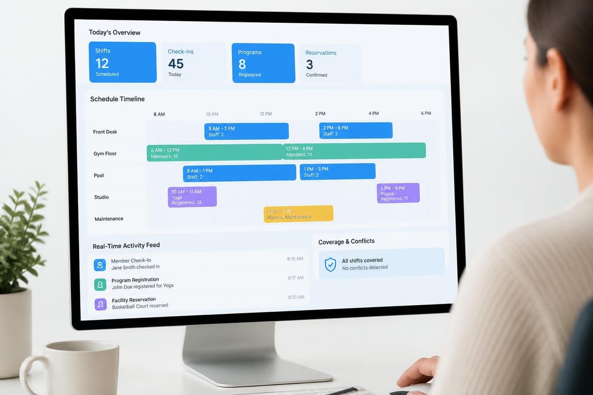 Integrated shift and member management