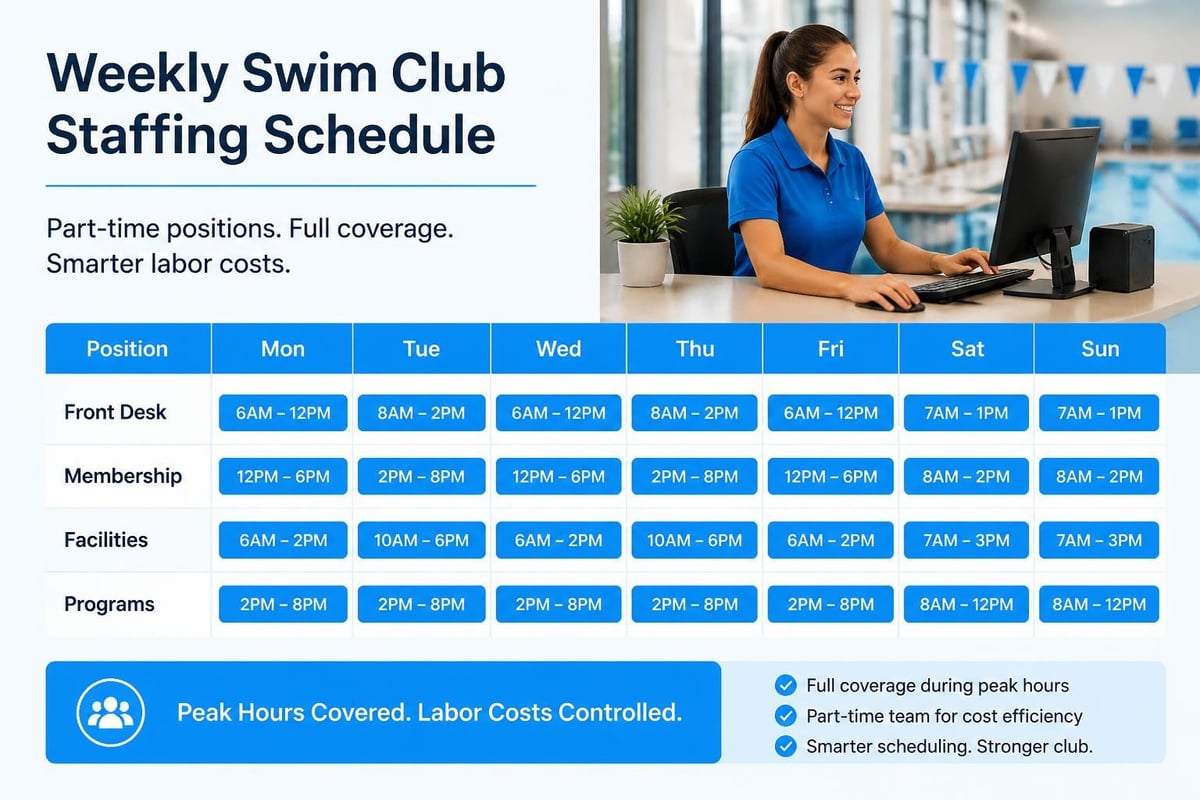 Part-time staffing schedule
