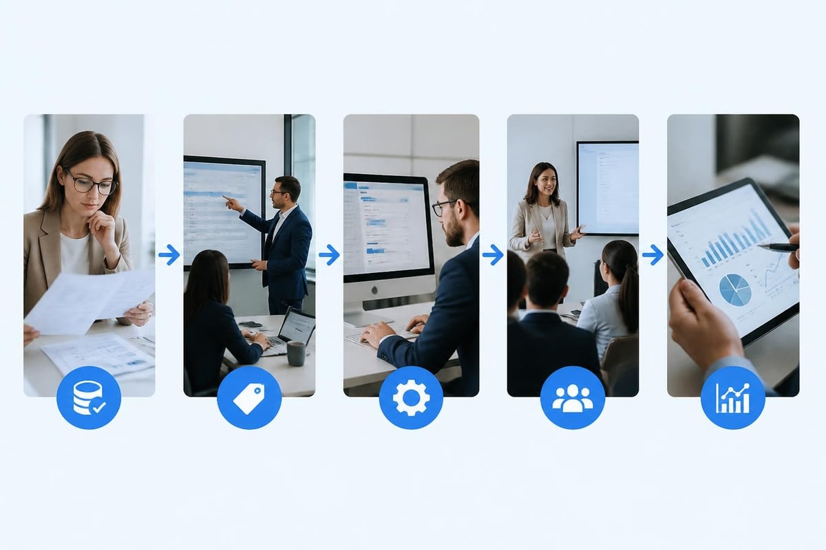 Revenue system implementation steps
