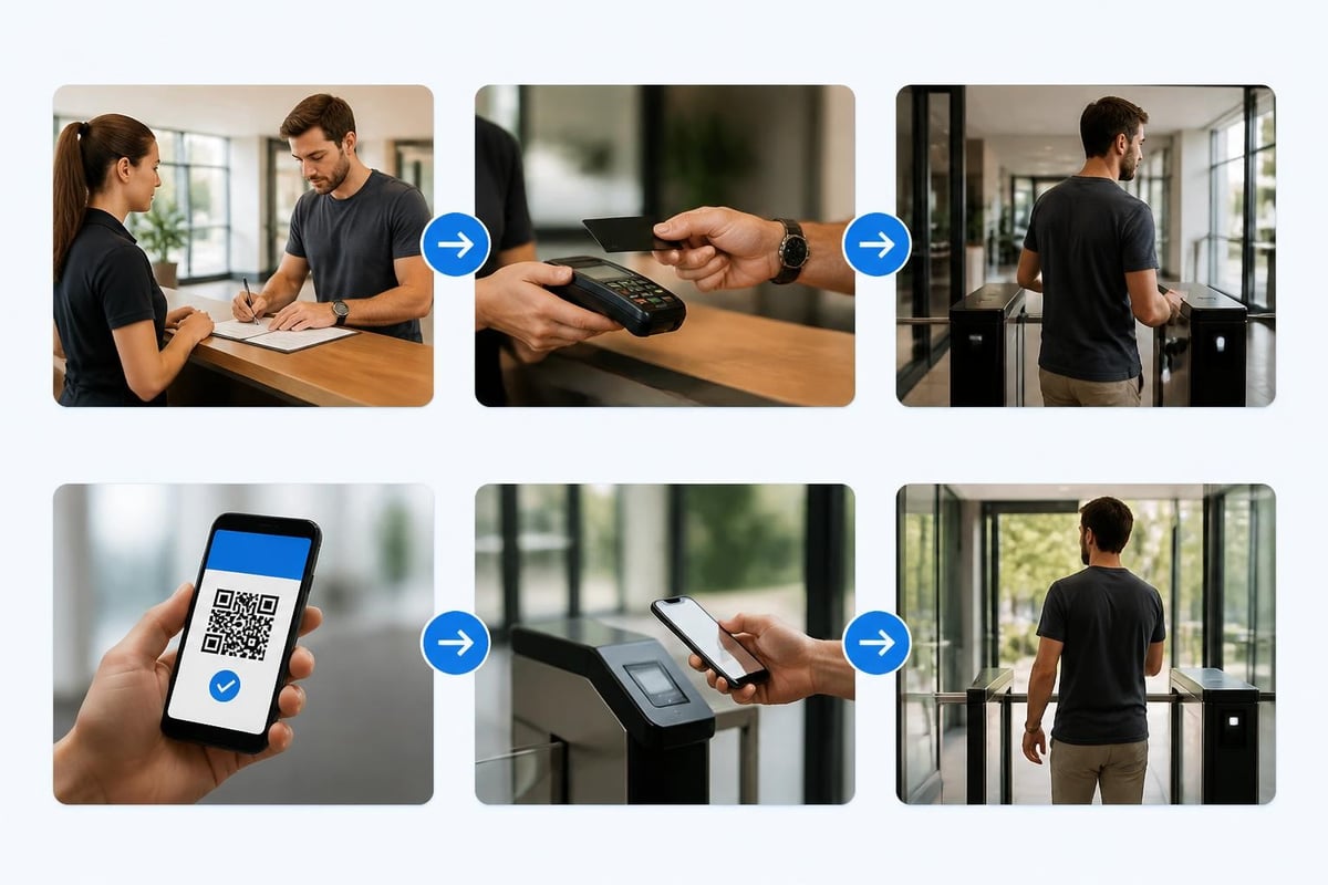Guest check-in workflow