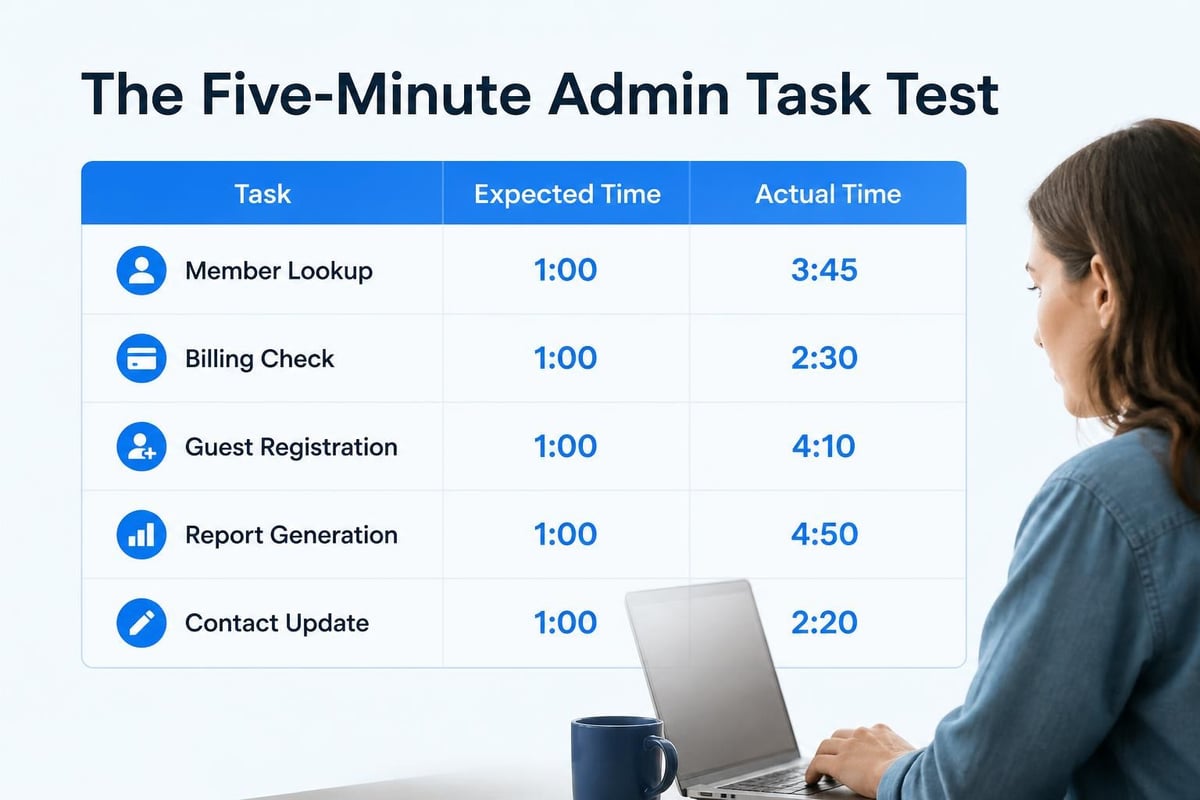 Admin time tracking