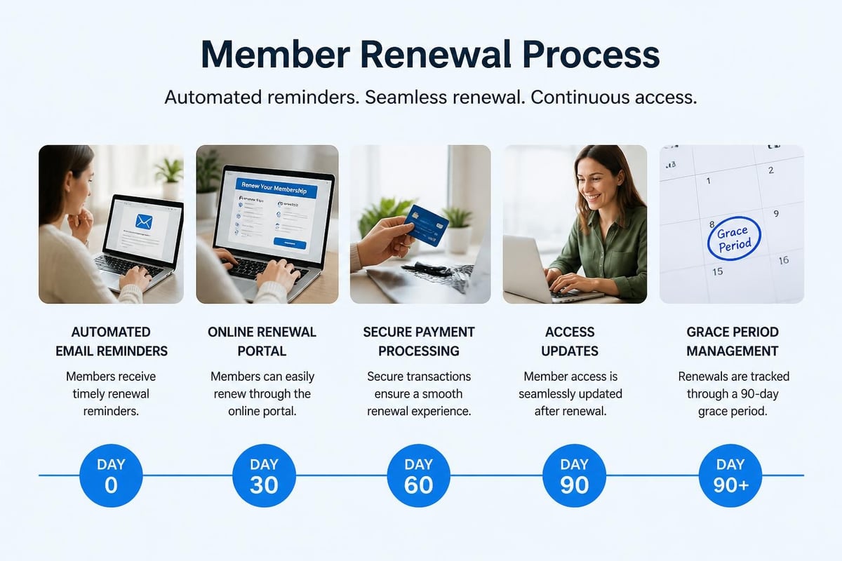 Automated renewal workflow
