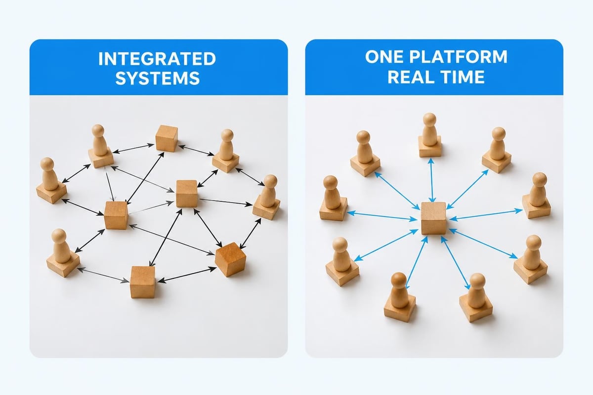 Integrated vs unified platform