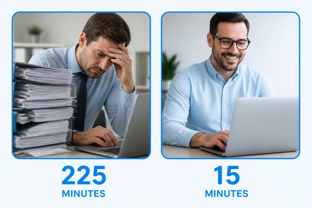 Time savings comparison